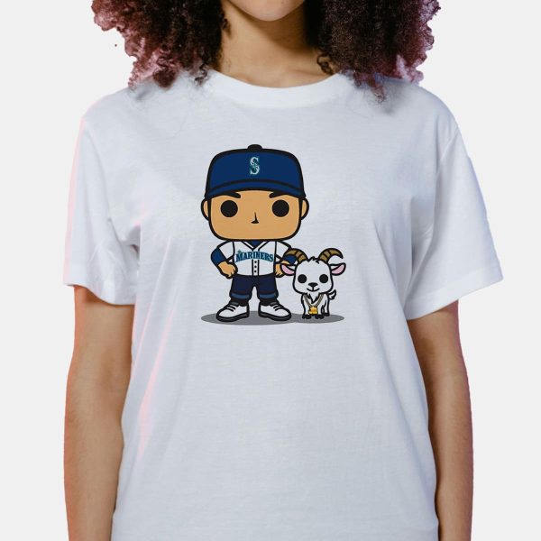 Seattle Mariners Ichiro Funko GOAT Night Shirt 2025 6