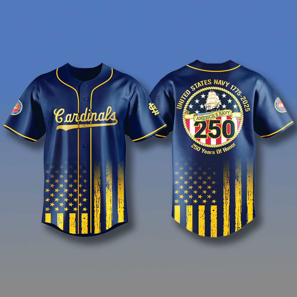 St Louis Cardinals US Navy 250th Anniversary Jersey St Louis Cardinals US Navy 250th Anniversary Jersey