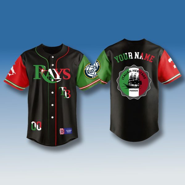 Tampa Bay Rays Italian Heritage Night 2025 Jersey