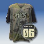 Texas Rangers OpTic Night Jersey 2025 Giveaway