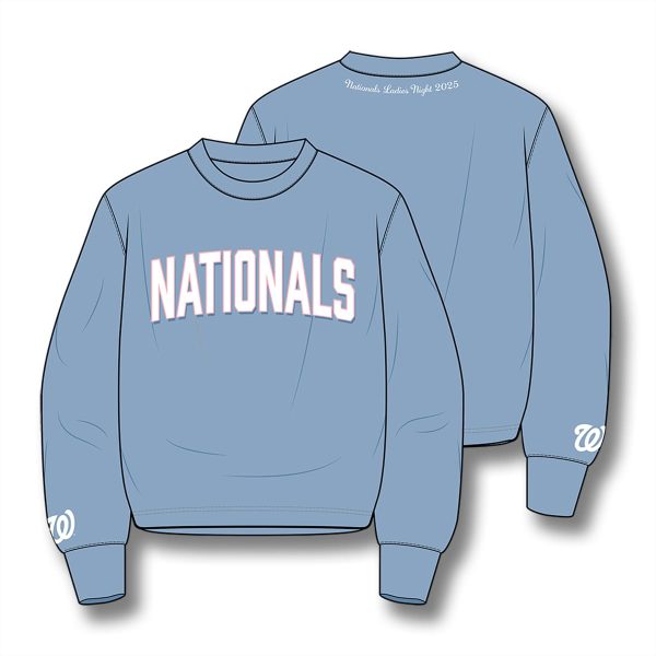 Washington Nationals Ladies Night Sweatshirt Giveaway 2025