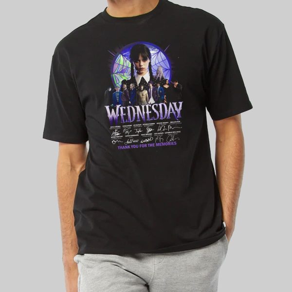 Wednesday TV Series Thank You For Memories Shirt 10