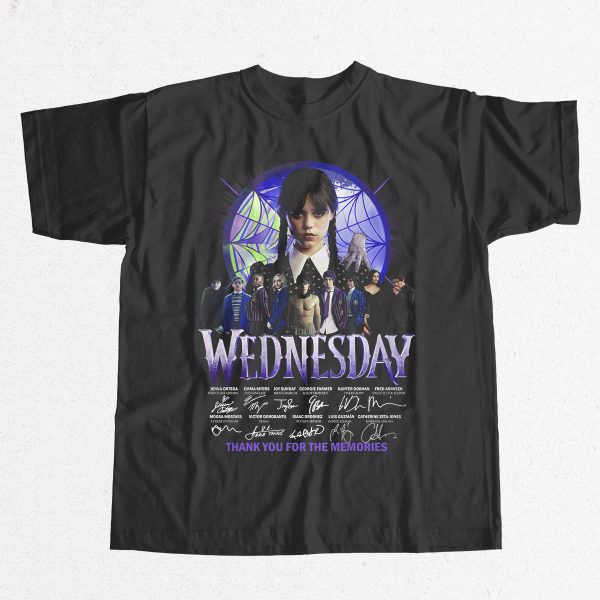 Wednesday TV Series Thank You For Memories Shirt 12