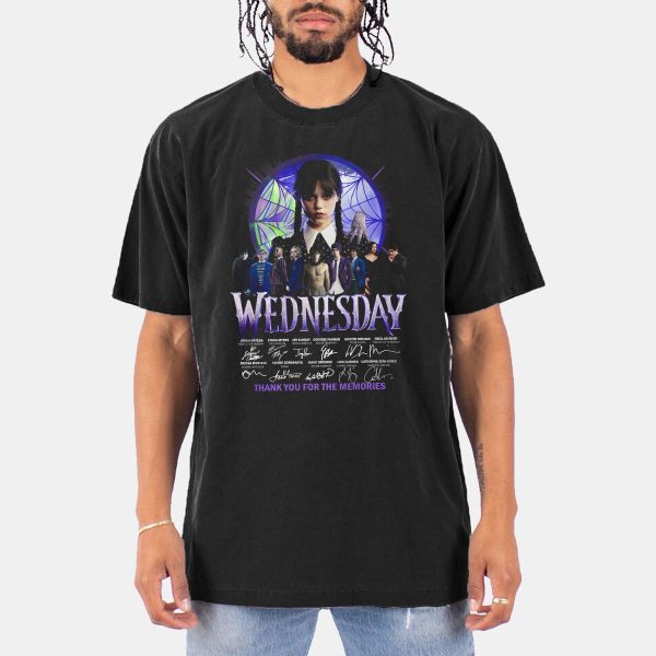 Wednesday TV Series Thank You For Memories Shirt 13