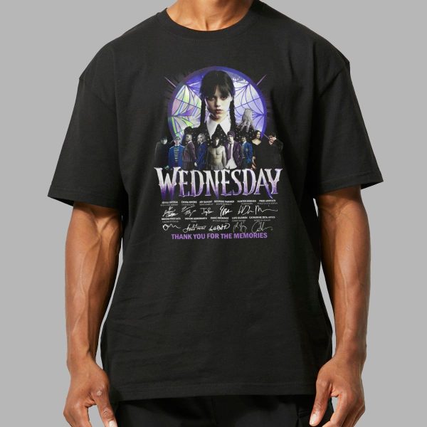Wednesday TV Series Thank You For Memories Shirt 4