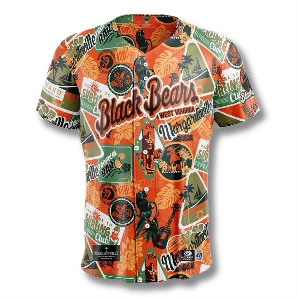 West Virginia Black Bears Margaritaville Night Jersey 2025