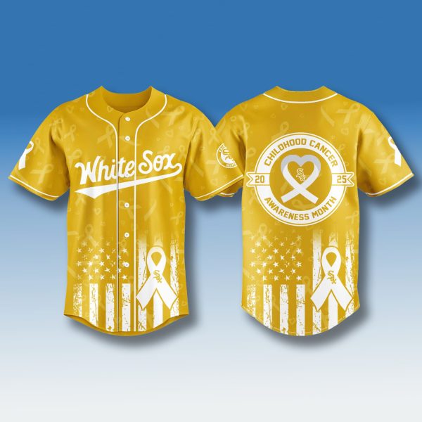 White Sox x Childhood Cancer Awareness Month Jersey 2025 1