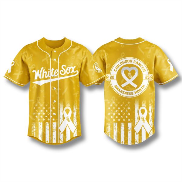 White Sox x Childhood Cancer Awareness Month Jersey 2025