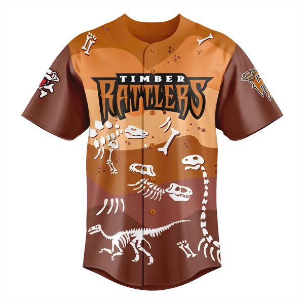 Wisconsin Timber Rattlers Dinosaur Night Jersey 2025 2