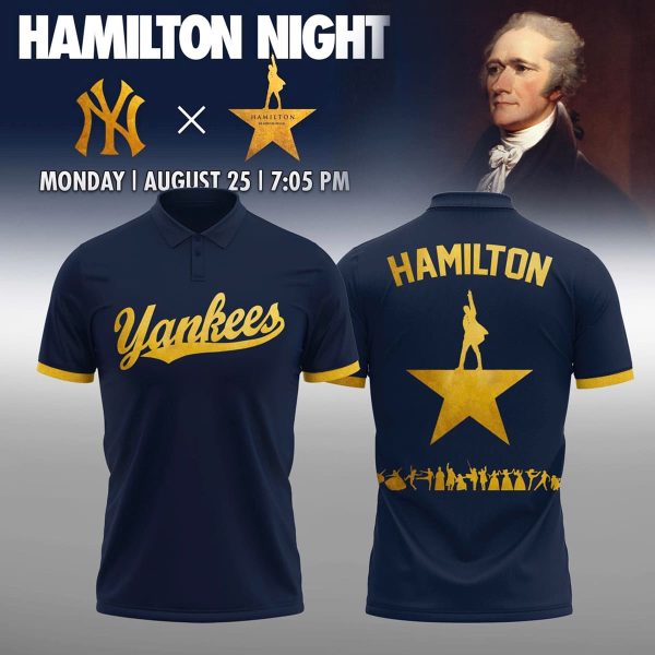 Yankees Hamilton Night 2025 Polo Shirt 2