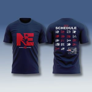 New England Patriots 2025 Schedule Shirt 1