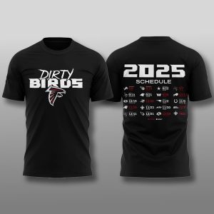 Atlanta Falcons 2025 Season Schedule Shirt 1