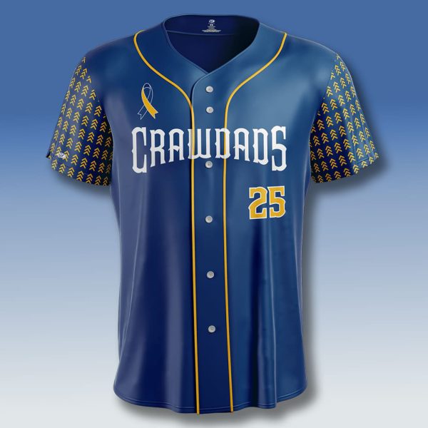 2025 Hickory Crawdads Down Syndrome Awareness Jersey Giveaway