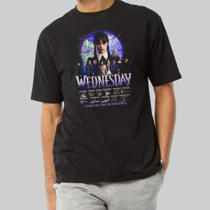 Wednesday TV Series Thank You For Memories Shirt 10