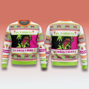 The Ultimate Warrior Ultimate Christmas Ugly Sweater 1