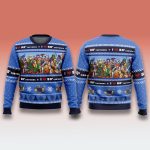 80s Cartoons Movies Retro Ugly Christmas Sweater