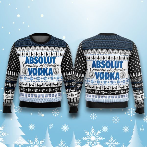 Absolut Vodka Christmas Ugly Sweater 2