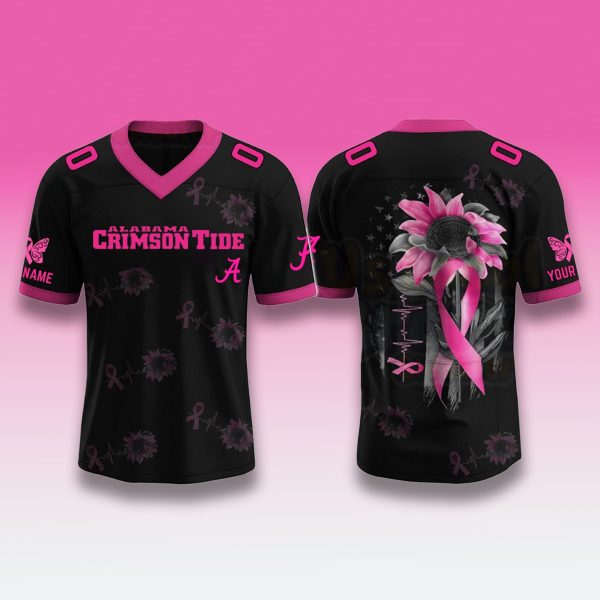Alabama Crimson Tide Breast Cancer Awareness Month 2025 Jersey