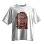 Alex Consani Face Fashion Week Affect Shirt