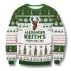 Alexander Keiths Beer Ugly Christmas Sweater