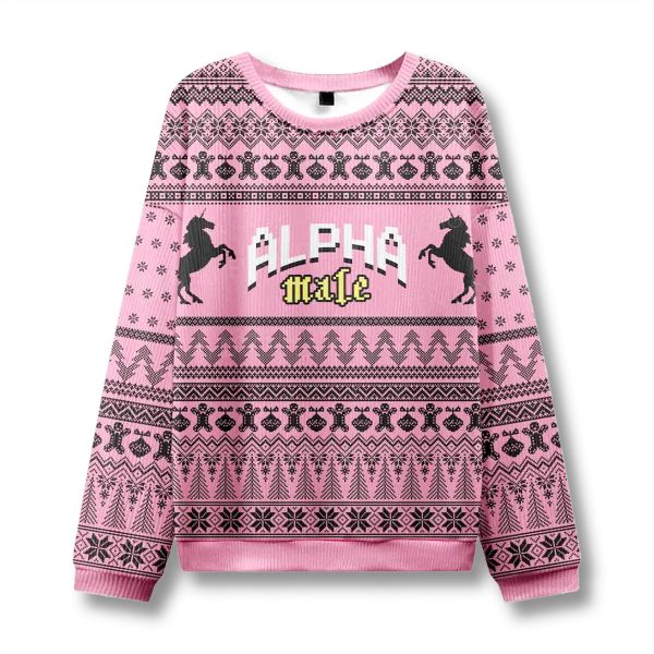 Alpha Male LGBT Ugly Christmas Sweater