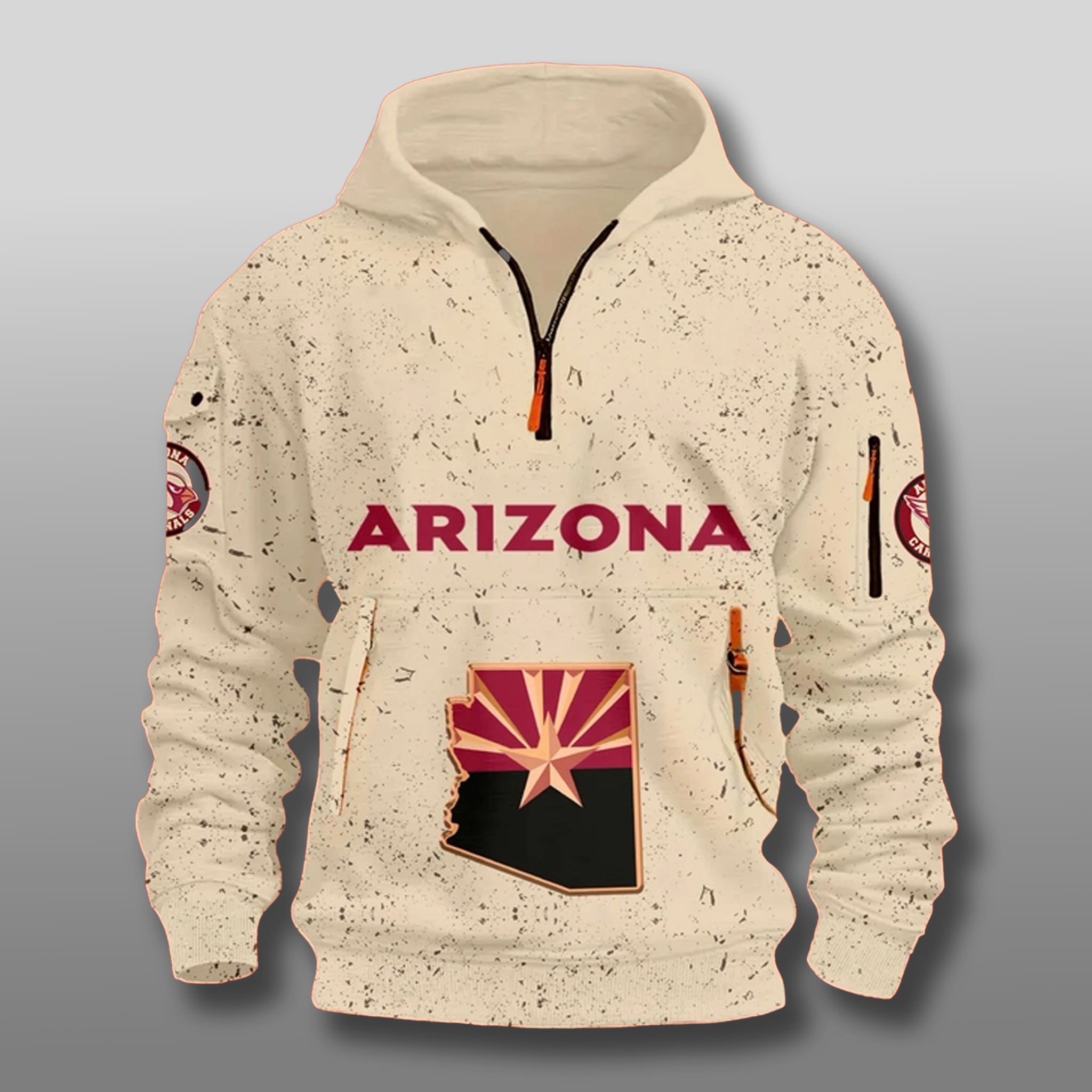 Arizona Cardinals Rivalries 2025 Collection Zip Hoodie Arizona Cardinals Rivalries 2025 Collection Zip Hoodie