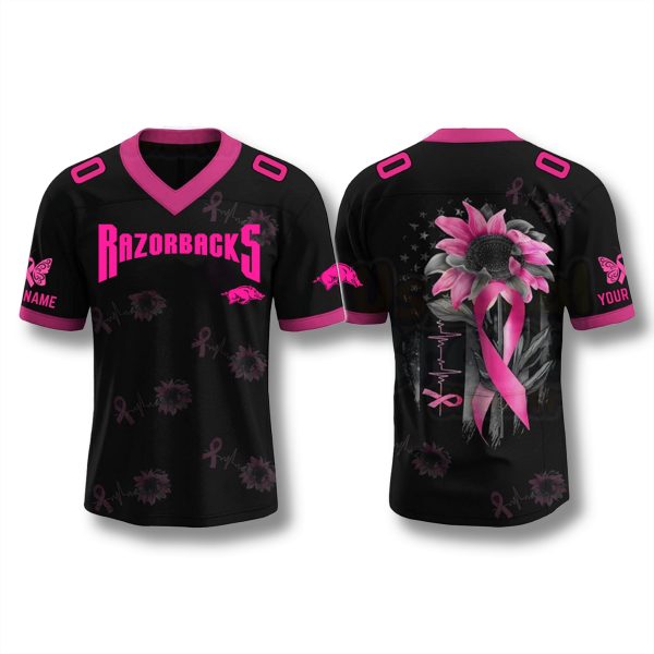 Arkansas Razorbacks Breast Cancer Awareness Month 2025 Jersey