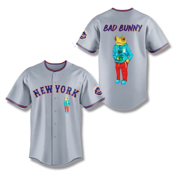 Bad Bunny Mets Jersey 2025 2