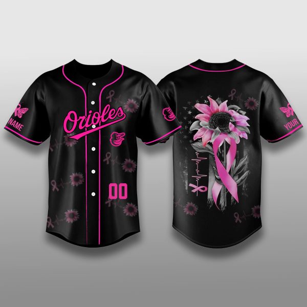 Baltimore Orioles Breast Cancer Awareness 2025 Jersey