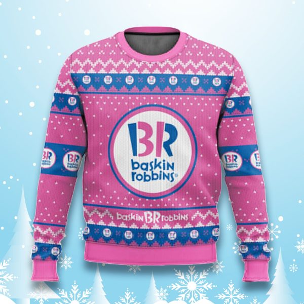 Baskin Robbins Ugly Christmas Sweater