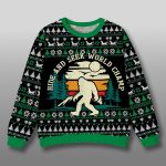 Bigfoot Hide and Seek World Champ Ugly Christmas Sweater