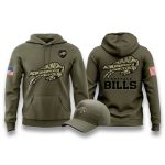 Bills Cold Front 2025 Salute to Service Hoodie