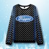 Blue Faggot Y2K Ugly Chrismas Sweater 1