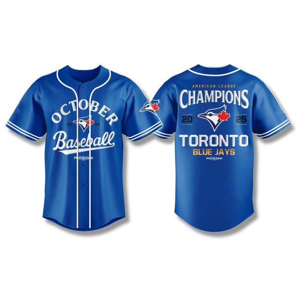 Blue Jays October Baseball 2025 AL East Division Champions Jersey