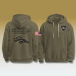 Broncos Salute To Service Military Hoodie 2025