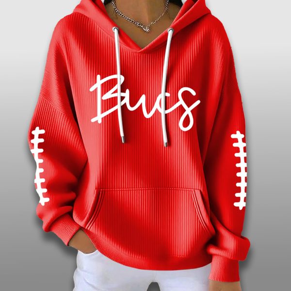 Buccaneers Bucs Football Waffle Hoodie