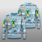 Buddy Hobbs Pattern Ugly Christmas Sweater