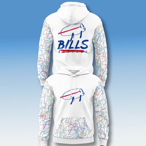 Buffalo Bills Josh Allen Billustration Hoodie 2025 1