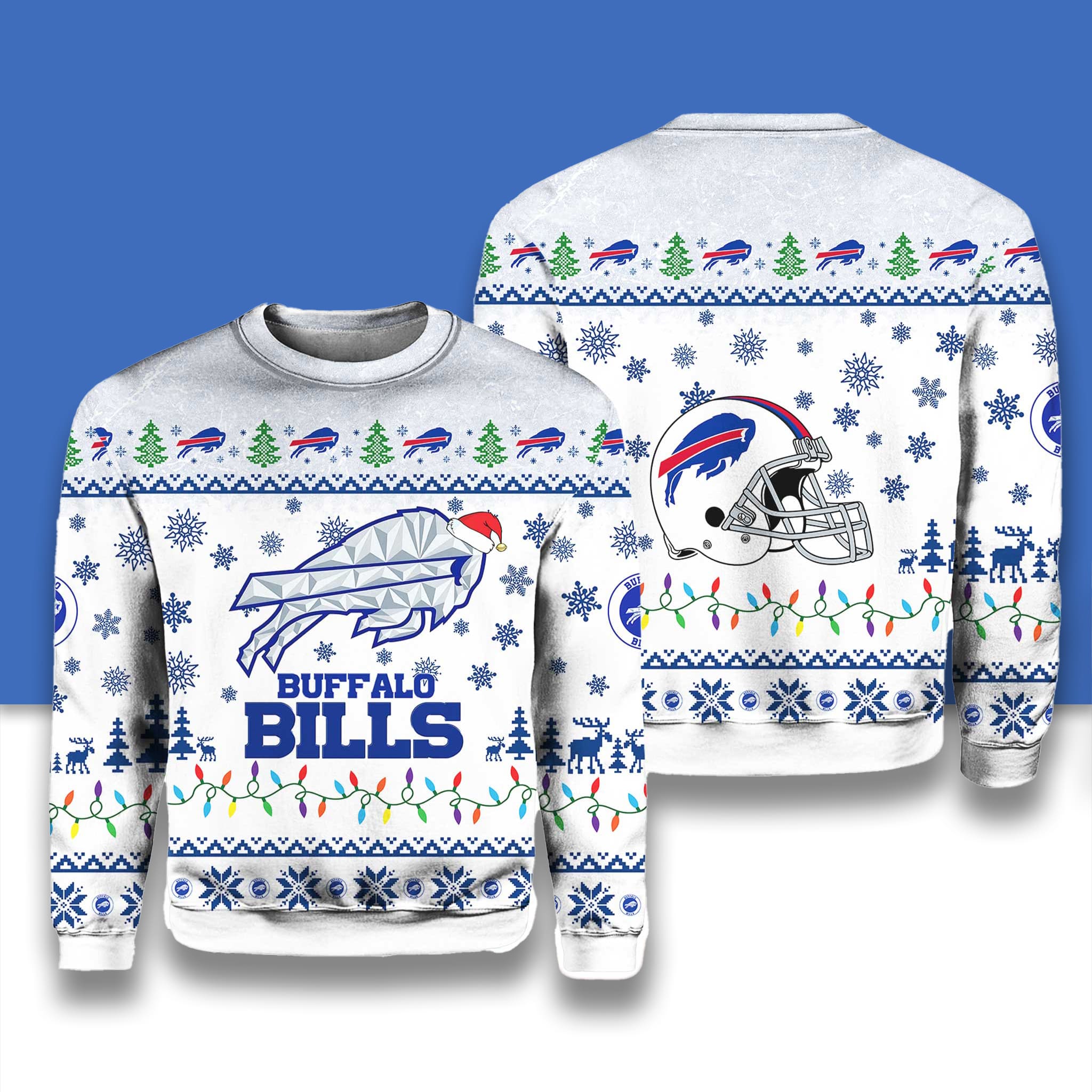 Buffalo Bills Rivalry 2025 Ugly Christmas Sweater Buffalo Bills Rivalry 2025 Ugly Christmas Sweater