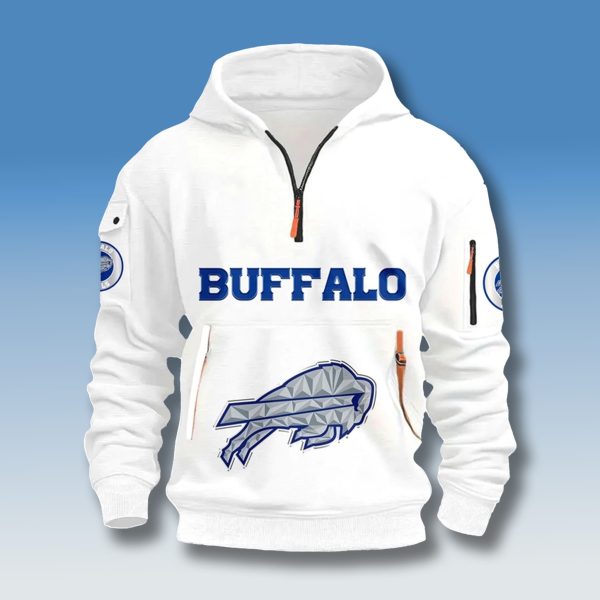 Buffalo Bills Rivalry Series 2025 Zip Hoodie White