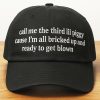 Call Me The Third Lil Piggy Cause Im All Bricked Up And Ready To Get Blown Hat 1