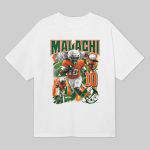 Calvin Russell Wearing Malachi Toney Shirt