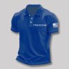 Charlie Kirk Freedom Polo Shirt 1
