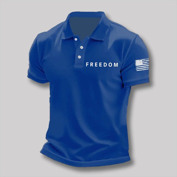 Charlie Kirk Freedom Polo Shirt 1