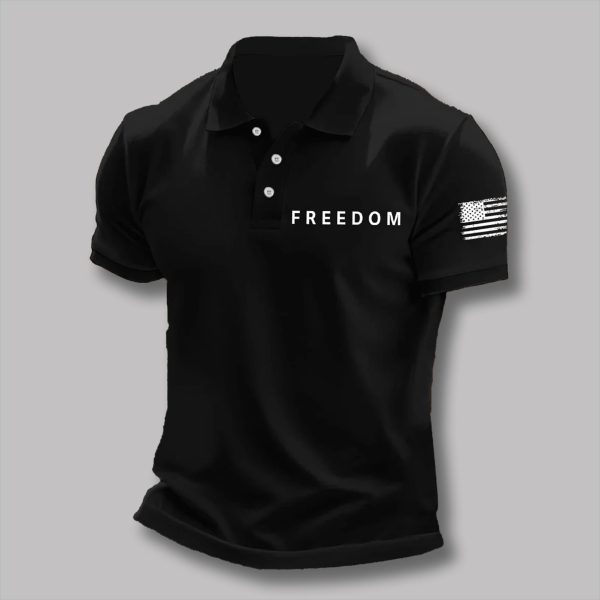 Charlie Kirk Freedom Polo Shirt 2