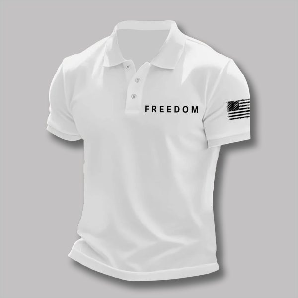 Charlie Kirk Freedom Polo Shirt 3