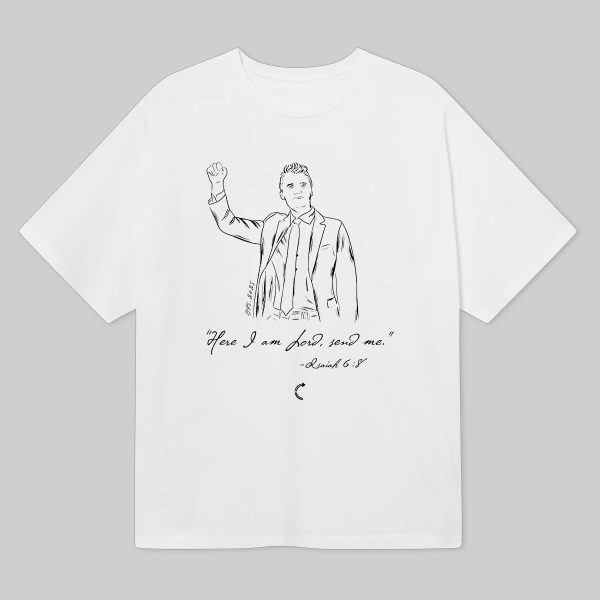 Charlie Kirk Here I Am Lord Send Me Shirt 12