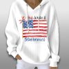Charlie Kirk Red White And Blueberries Waffle Hoodie 2