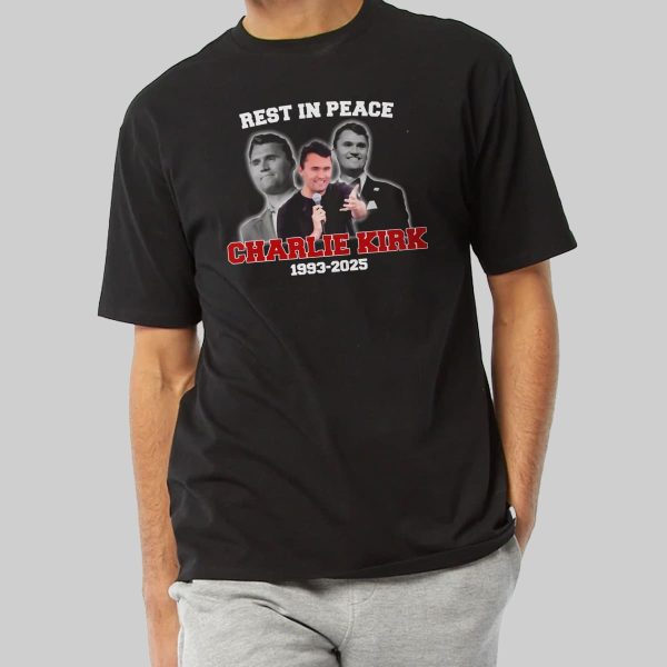 Charlie Kirk Rest In Peace 1993 2025 Shirt 1