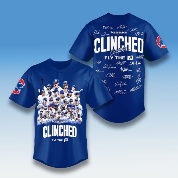 Chicago Cubs Clinched 2025 Postseason Jersey
